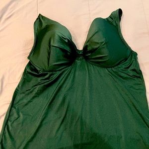 Emerald Green Underwired Swim Tank